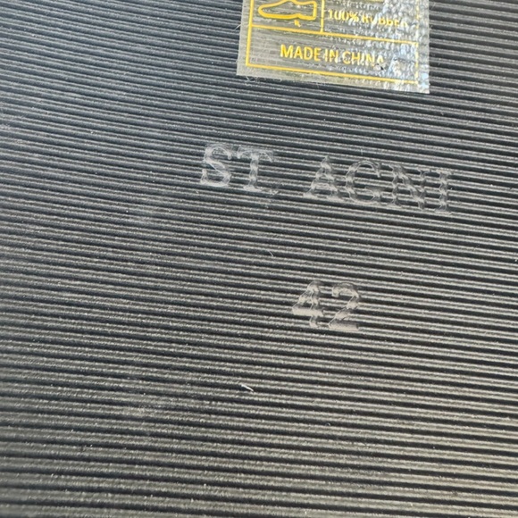 St. Agni Black Lace-Up Minimalist Gladiator Sandals in Size 42 - Picture 9 of 9